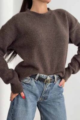 BİSİKLET YAKA ŞARDONLU TRİKO KAZAK - 8