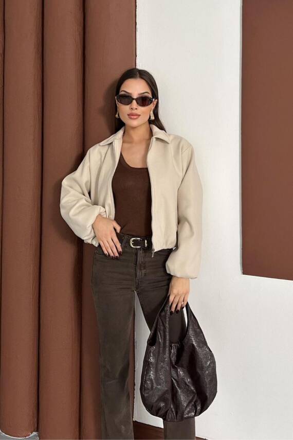 BOMBER KISA KAŞE SOFT CEKET - 5