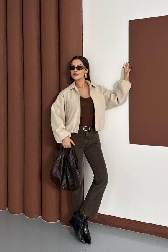 BOMBER KISA KAŞE SOFT CEKET - 12