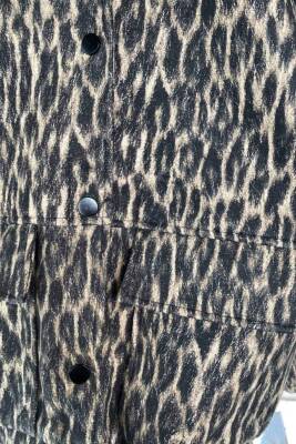 LEOPAR KAŞE MASSIMO MODEL BOMBER CEKET - 3
