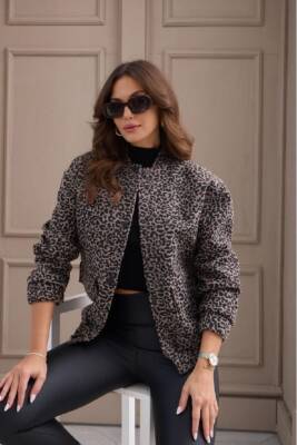 LEOPAR KAŞE ZARA MODEL BOMBER CEKET - 2